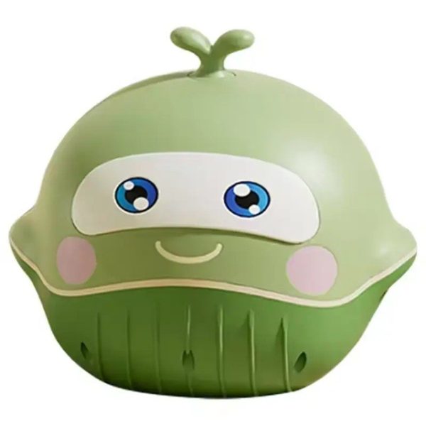 Olita 2in1  Model Balena cu Reductor WC din Plastic cu Muzica si Lumini 36 x 41 x 20 cm Verde