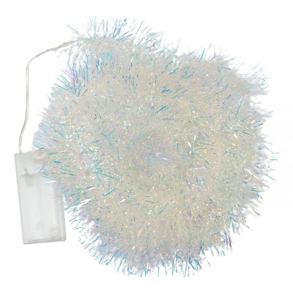 Beteala Craciun cu LED, Multicolora, simpla, 2 m x 5 cm, PVC, Sir, Artificiala, Flippy