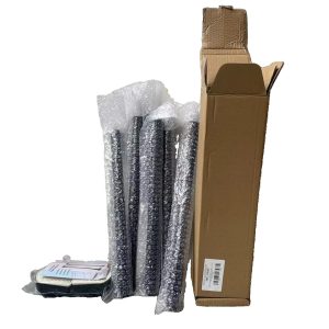 Bara Telescopica Multifunctionala, Flippy, din Otel Inoxidabil si ABS, Utilizare Universala, Extensie 220 - 240 cm, Fara Perforare Perete, Gri
