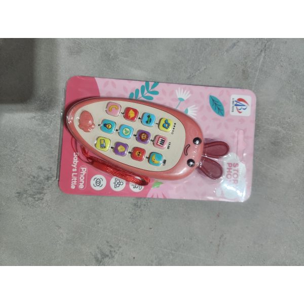 Jucarie Interactiva, Flippy, Telefon Inteligent, Model Morcov, Functii Educative, Muzicale si Voce, 4-6 ani, 19 x 11.5 cm, din Plastic, Roz