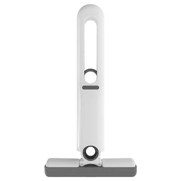 Mop de Mana  Mini-Portabil cu Sistem de Stoarcere Dispozitiv de Curatat Manual cu Burete Absorbant din PVA 29.5 x 15.5 cm 3 Rezerve Alb