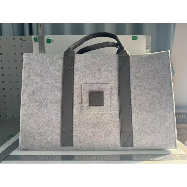 Cos Multifunctional pentru Rufe Murdare, Cos Depozitare, Flippy, Gri, 50x34x32, Geanta Durabila pentru Lemne si Accesorii