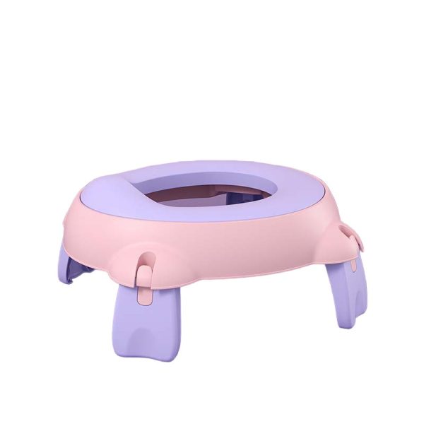 Olita Portabila  pentru Calatorii Confectionata din Spuma PU 1-6 ani 34x32x17 cm Roz/Mov