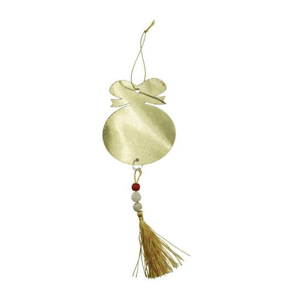 Ornament brad, Flippy, Rotund, Auriu, Lucios, 10*23CM, Acril, Interior/ Exterior