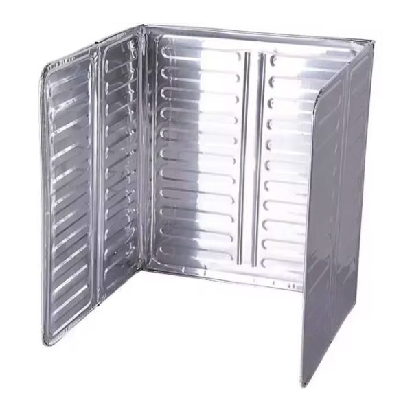 Placa de Protectie pentru Aragaz  din Aluminiu Placa de Protectie Anti Stropi Pliabila Usor de Curatat 32.5 x 84 cm Gri