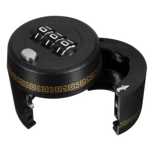 Lacat de Blocare pentru Sticle  Lacat pentru Sticle cu Bauturi din Plastic PP durabil Cu Parola din 3 Cifre 40 x 42 x 45 mm Negru