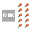 Bec auto Portocaliu PY21W- BAU15s 12V 21W - set de 10 - CARGUARD