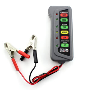 Tester pentru baterie si alternator / 12V – 24V / cu indicatori LED - CARGUARD