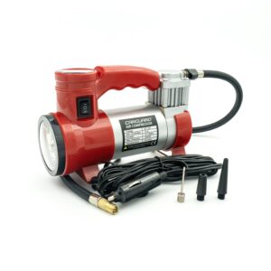 Compresor auto 12V Carguard – 30 L/min – 150 PSI – carcasă metal + LED frontal