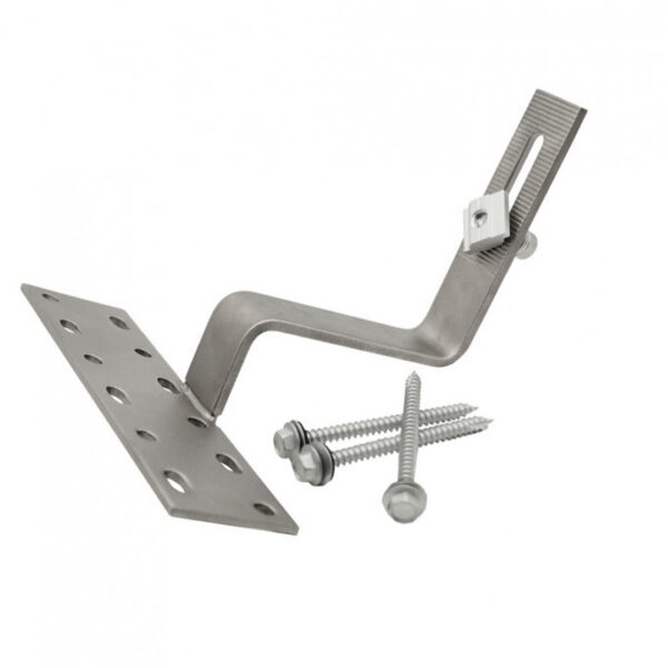 Suport pentru montaj panou fotovoltaic pe acoperis cu tigla "Z"