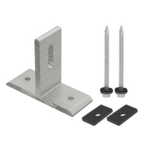 Suport "T" pentru fixare panou fotovoltaic pe acoperis de tabla