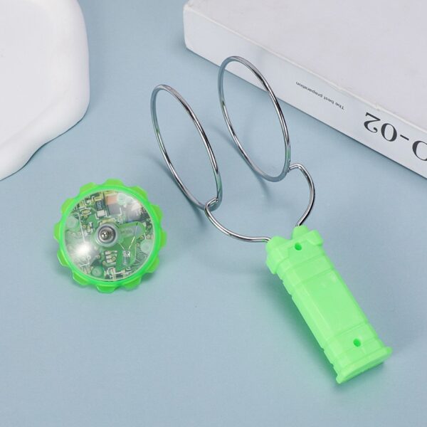 Jucarie Interactiva, Flippy, Titirez Magnetic, cu Led, 19.8 x 5 cm, Verde