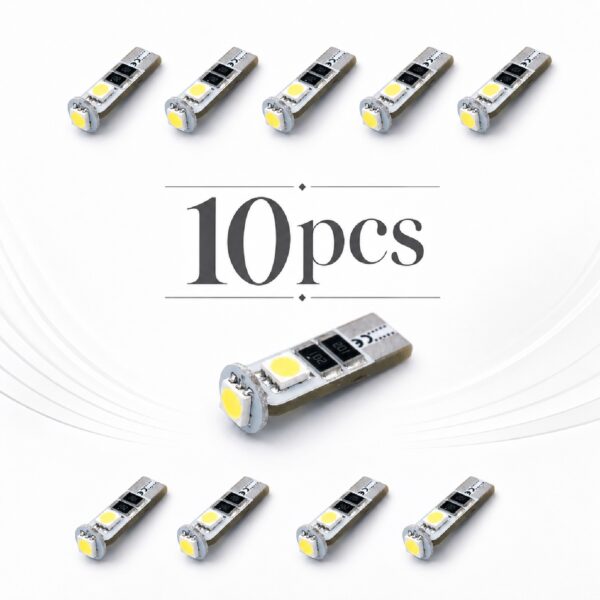 Pachet 10 Leduri auto pozitie can-bus T10 3W Carguard