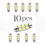 Pachet 10 Leduri auto Sofit 39mm 1.5 W Carguard