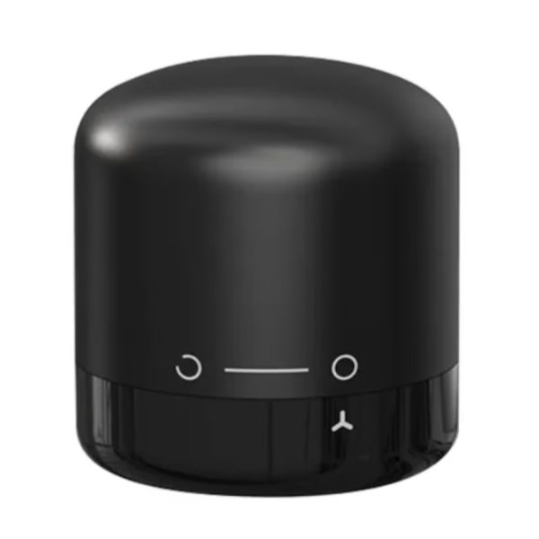 Dop de Etansare a Sticlei de Vin, Flippy, Rotativ, On-Off, Silicon, Reutilizabil, Usor de Depozitat si Folosit, 3.4 x 3.4 x 3.4 cm, Negru