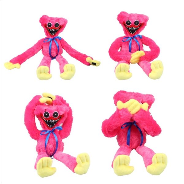 Jucarie de plus Huggy Wuggy, Flippy, 40 cm, roz