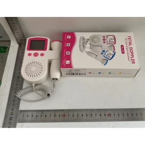 Monitor Fetal Doppler, Flippy, Monitorizare Sarcina, Ritm Cardiac, Ecran LCD 4.5 cm, 2 x Baterii AA (neincluse), Portabil, din ABS, 12.8 x 9.6 x 3