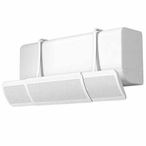 Panou Deflector Aer Conditionat  pentru AC de Perete Extensibil Universal Anti Suflu Direct Fara Montaj Alb