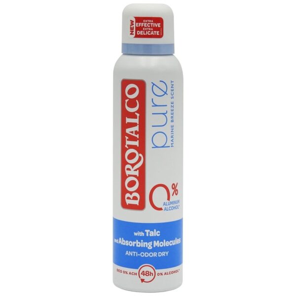 Antiperspirant Deodorant Borotalco 150 ml Pure Natural Freshness