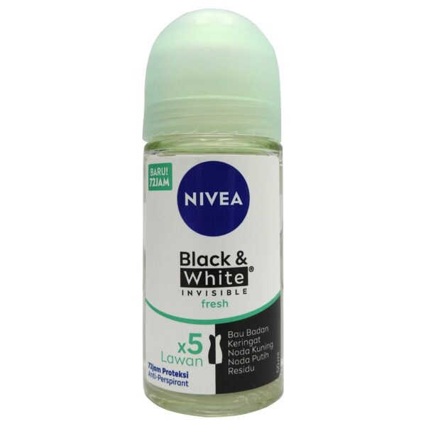 Antiperspirant Roll-On Nivea 50 ml Invisible Bw Fresh