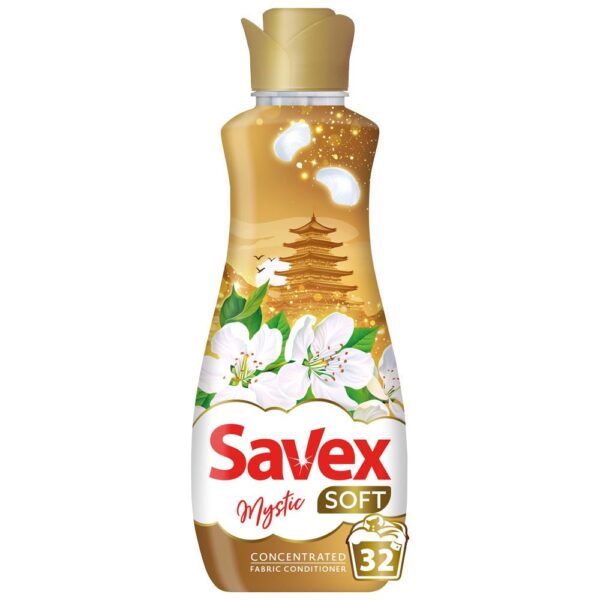 Balsam pentru Rufe Savex Soft 800 ml Concentrat Mystic 32 spalari