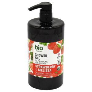 Gel de Dus cu Pompa Bio Naturell Strawberry si Melissa 946 ml