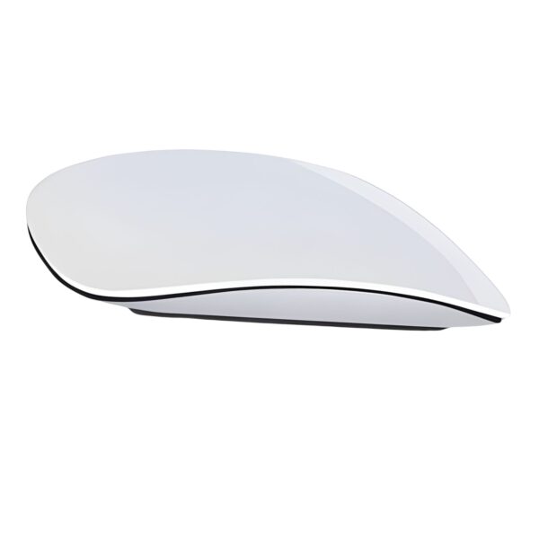 Mouse Wireless cu Gesturi Bluetooth + 2.4GHz Reincarcabil USB Ultra Subtire 1600 DPI Silentios Design Elegant si Compact Compatibil cu Laptop/PC Telefon si Tableta Ideal pentru Birou si Calatorii Alb