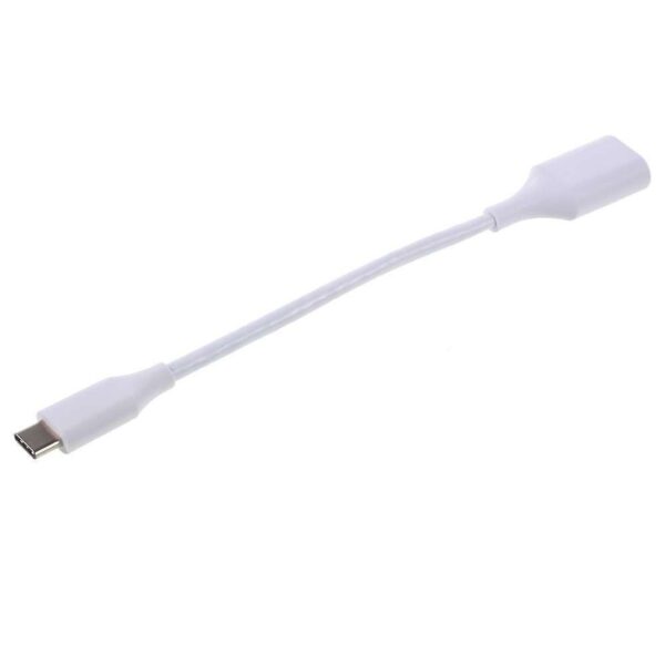 Cablu OTG USB 3.1 USB Type-C to USB A 18 cm  Alb