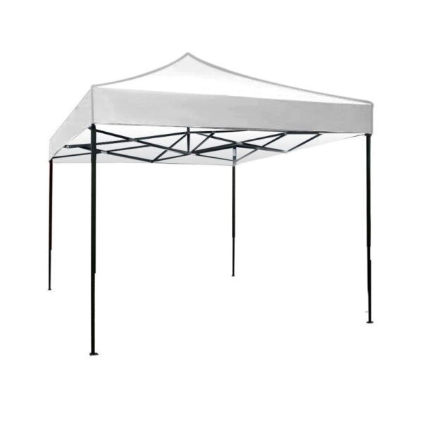 Cort pliabil pentru Evenimente  cadru metalic pentru curte si gradina pereti laterali 300 x 450 cm Alb