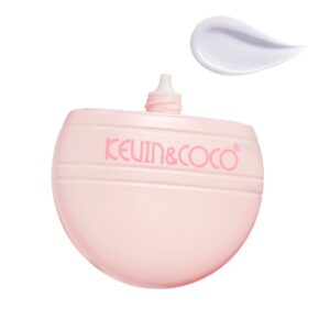 Crema Primer Kevin&Coco Baza pentru Machiaj cu Protectie Solar SPF 50 Hidratare si Uniformizare Textura Usoara Efect Neted pentru Toate Tipurile de Ten 8 x 7.8 x 3 cm Albastru