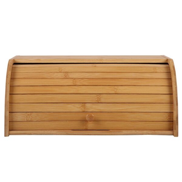 Cutie de Paine  din Lemn de Bambus Multifunctionala 40 x 27 x 17.3 cm Natur