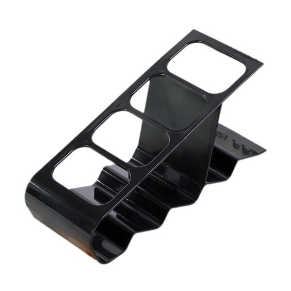 Suport de Birou  din Plastic pentru Telecomenzi Telefoane 18 x 7 x 9 cm Negru