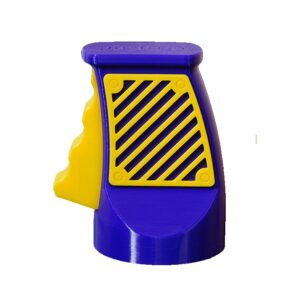 Desfacator Doze  din ABS 10.7 x 8 cm Manual Albastru/Galben