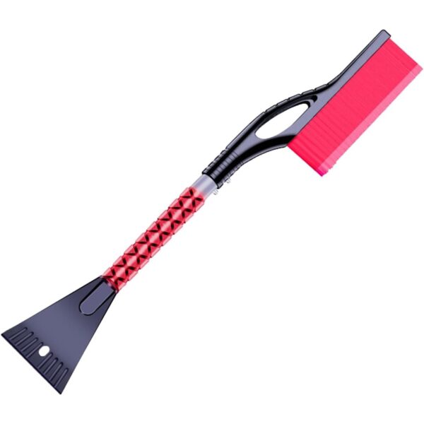 Perie de Zapada cu Racleta pentru Masina  Multifunctionala Demontabila cu Maner Antiderapant Aluminiu Plastic Fragmentarea Ghetii de pe Parbriz Solutia pentru Iarna pentru Dezghetare 68x24x11.1 cm Rosu