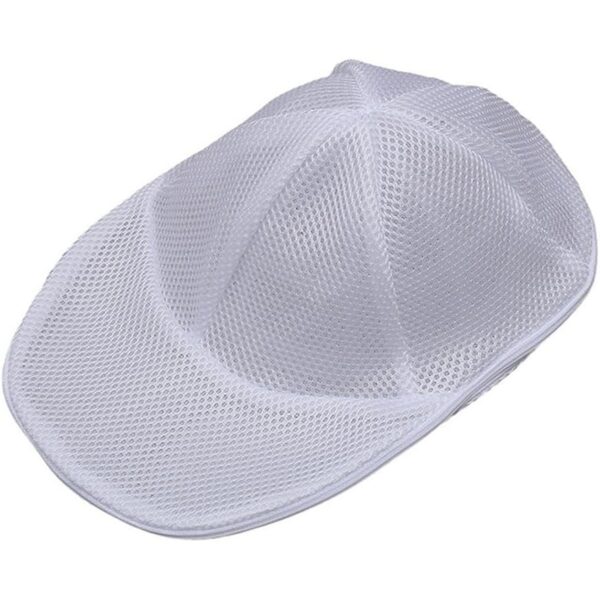 Husa de Spalare Sapca  pentru Masina de Spalat din Poliester Circumferinta 53 cm cu Fermoar Alb