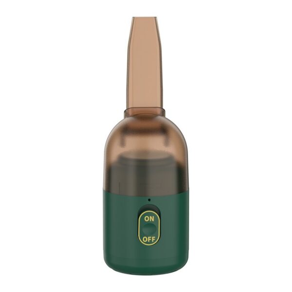 Aspirator Portabil pentru Automobil  Aspirator mic fara Fir pentru Casa si Masina incarcare USB 2 in 1 16.3x6 cm Verde