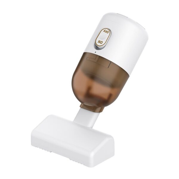 Aspirator Portabil pentru Automobil  Aspirator mic fara Fir pentru Casa si Masina incarcare USB 3 in 1 16.3x6 cm Alb