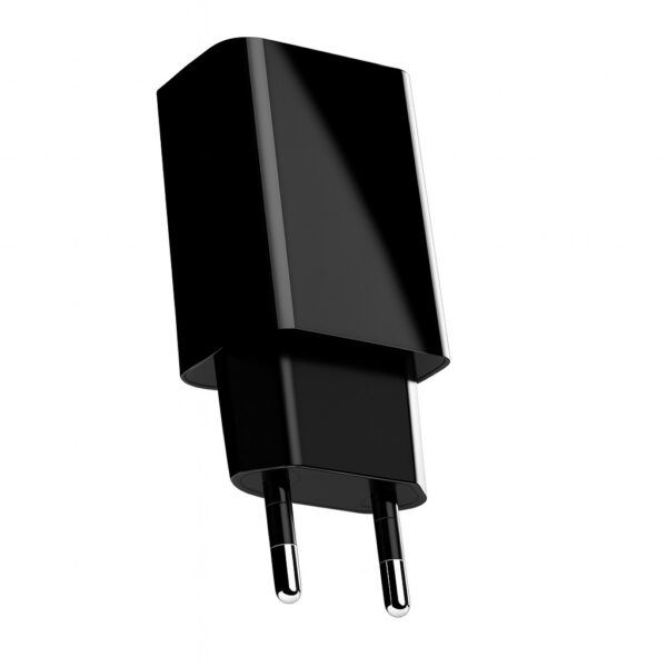 Incarcator Retea Fast Charge pentru Telefon  Capat de Incarcare pentru Gadgeturi 5V2A Port USB-B Adaptor pentru Telefon Standard UE Negru