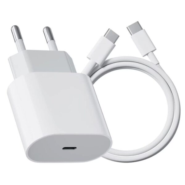 Incarcator Super Fast Charge  Incarcator Fast Charge Compatibil Apple 35 W USB-C Adaptor Cablu inclus USB-C Alb