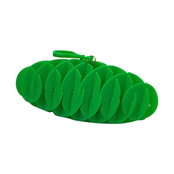 Jucarie Worm Fidget de Decompresie  Anti Stres Dimensiune Compacta 6 cm Dimensiune Extinsa 15.5 cm Verde