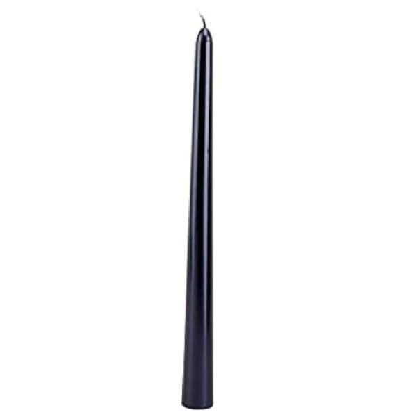 Lumanare Decorativa  pentru Masa 25 cm din Parafina fara Fum Ardere 7.5h Negru