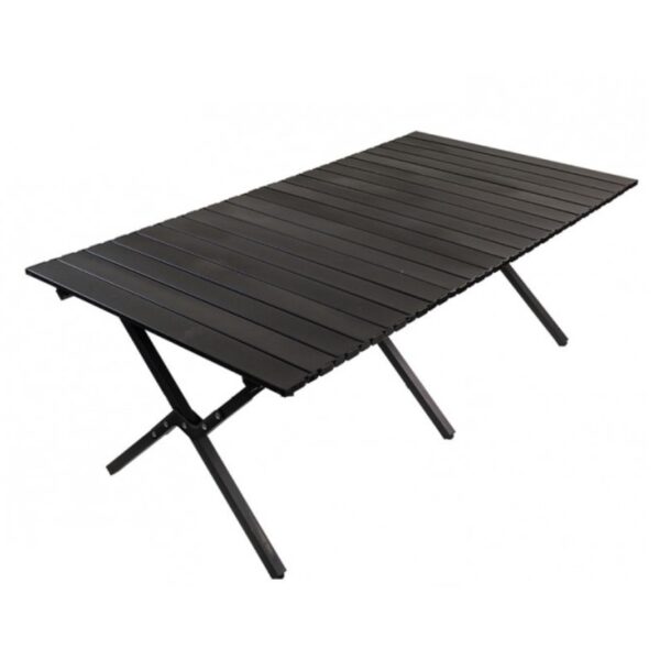 Masa camping Aluminiu Pliabila  120x60x43cm Negru