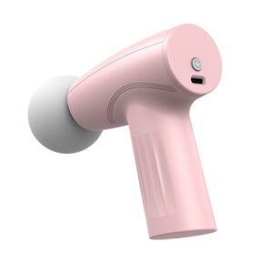Mini Aparat de Masaj  Tip Pistol Incarcare USB Tip C Portabil Pentru Relaxare Musculara Autonomie 120 Min 3 Trepte de Viteza Roz