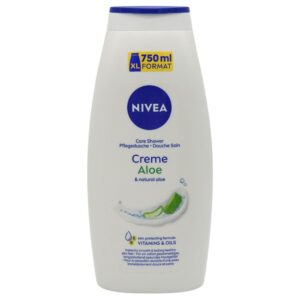 Gel de Dus si Spumant de Baie NIVEA Creme Aloe 750 ml