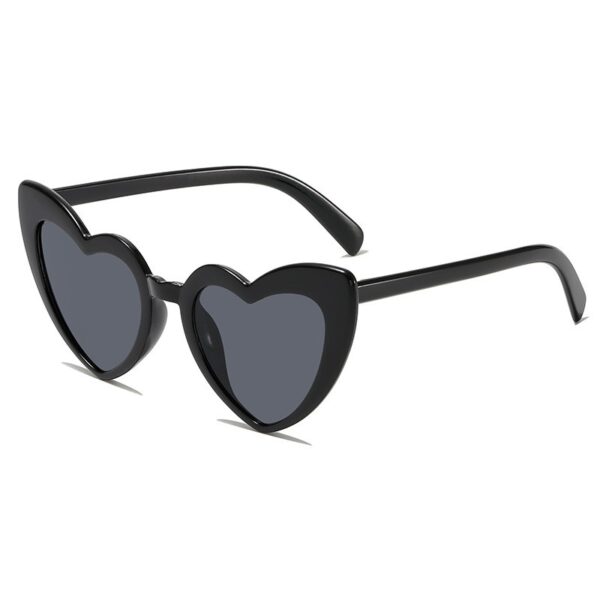 Ochelari in Forma de Inima  pentru Petrecerea Burlacitelor Tematica Nunta Protectie Soare 14.7x4.9x14.2 cm Negru