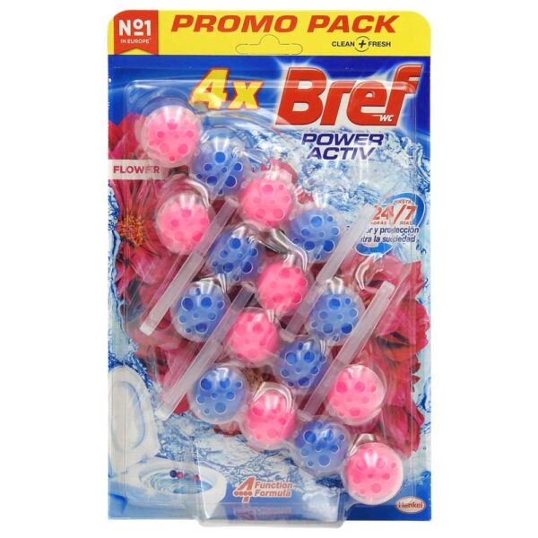 Odorizant WC Bref Bile Power Aktiv 4 X 50 g Floral