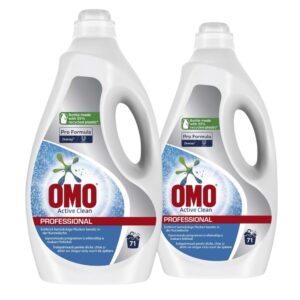 Pachet OMO Professional Active Clean – Detergent Lichid Rufe 2×5 L