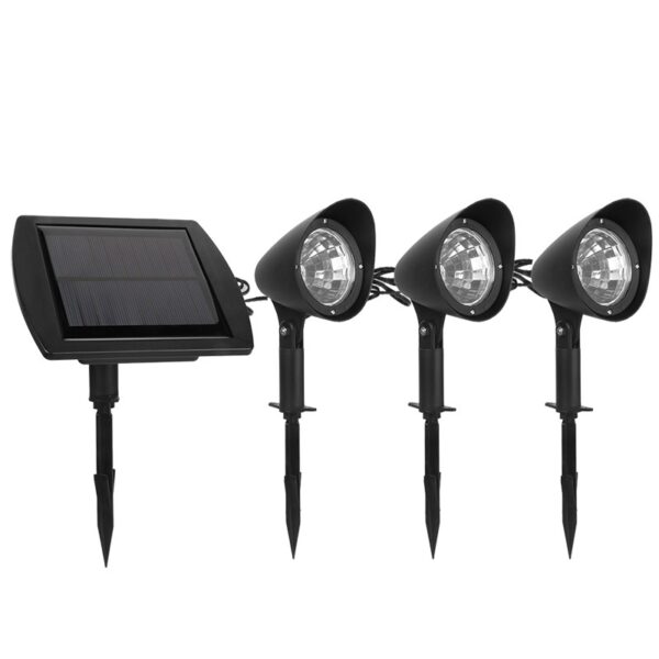 Lampa solara de tip decoratiune pentru gradina  model 3 felinare alb rece