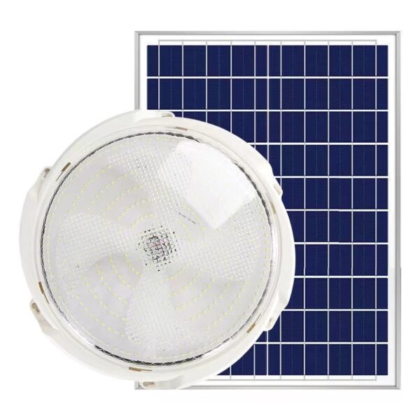 Plafoniera solara  200 W diametru 320 MM cu telecomanda Lungime prelungitor: 4.6 m alb rece