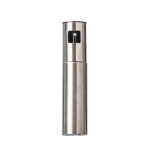 Pulverizator Ulei Otet  din Otel Inoxidabil 100 ml Reincarcabil 18.3 x 4.3 cm Argintiu